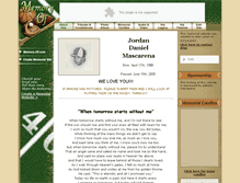 Tablet Screenshot of jordandanielmascarena.memory-of.com