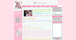 Desktop Screenshot of madi-grace-ramsett.memory-of.com