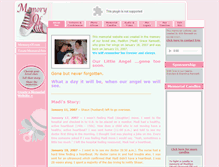 Tablet Screenshot of madi-grace-ramsett.memory-of.com