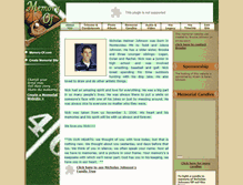 Tablet Screenshot of nick-johnson.memory-of.com