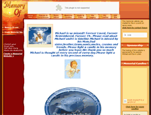 Tablet Screenshot of michael-lutekjr.memory-of.com