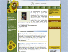 Tablet Screenshot of nana-johnson.memory-of.com