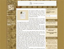 Tablet Screenshot of boston-grant.memory-of.com