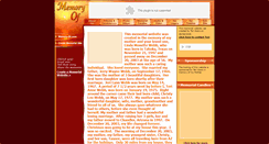 Desktop Screenshot of linda-webb.memory-of.com