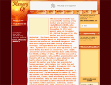Tablet Screenshot of linda-webb.memory-of.com