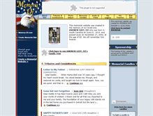 Tablet Screenshot of andrew-gist.memory-of.com