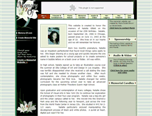 Tablet Screenshot of natalie-gillett.memory-of.com
