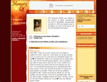 Tablet Screenshot of james-chevalier.memory-of.com
