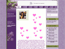 Tablet Screenshot of jessicacabral.memory-of.com