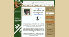 Desktop Screenshot of justin-lesh.memory-of.com