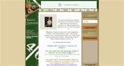 Desktop Screenshot of gregory-murray.memory-of.com