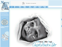 Tablet Screenshot of landon-tyler-boothe.memory-of.com