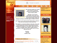 Tablet Screenshot of giancarlo-colombo.memory-of.com