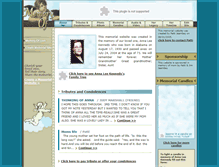 Tablet Screenshot of anna-lee-kennedy.memory-of.com