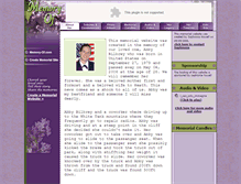 Tablet Screenshot of abby-schaus-bilbrey.memory-of.com