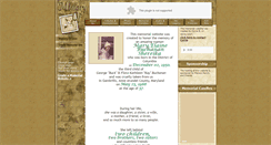 Desktop Screenshot of elainebshereika.memory-of.com