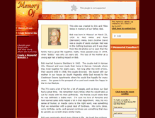 Tablet Screenshot of bobweiss.memory-of.com