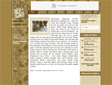 Tablet Screenshot of craig-mosher.memory-of.com