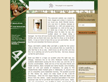 Tablet Screenshot of brett-warren.memory-of.com