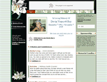 Tablet Screenshot of devin-ray.memory-of.com