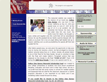 Tablet Screenshot of daltonbarnes.memory-of.com