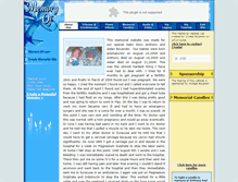 Tablet Screenshot of anthonyandaidan.memory-of.com