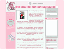 Tablet Screenshot of kelsey-briggs.memory-of.com