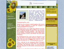 Tablet Screenshot of dianastallings.memory-of.com