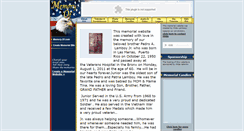 Desktop Screenshot of pedro-lamboy-jr.memory-of.com