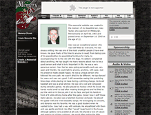 Tablet Screenshot of joey-taylor.memory-of.com