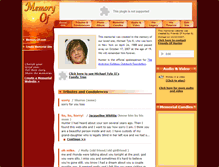 Tablet Screenshot of michael-tylo-jr.memory-of.com