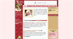 Desktop Screenshot of bonnie-mcmurray.memory-of.com