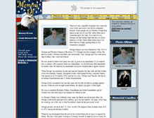 Tablet Screenshot of george-gamar.memory-of.com