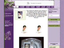 Tablet Screenshot of kathy-castillo.memory-of.com