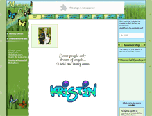 Tablet Screenshot of kristin-gillis.memory-of.com