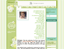Tablet Screenshot of caitlin-mayes.memory-of.com