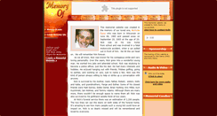 Desktop Screenshot of nick-dams.memory-of.com