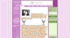 Desktop Screenshot of angela-acosta.memory-of.com