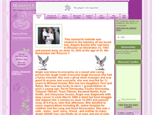 Tablet Screenshot of angela-acosta.memory-of.com