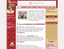 Tablet Screenshot of jennifer-smith-mosier.memory-of.com