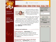 Tablet Screenshot of anthony-negron.memory-of.com