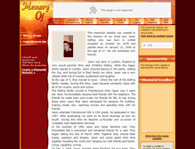Tablet Screenshot of jason-estling.memory-of.com