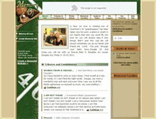 Tablet Screenshot of douglas-myles-jr.memory-of.com