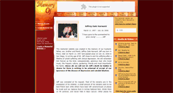 Desktop Screenshot of jeffrey-harward.memory-of.com
