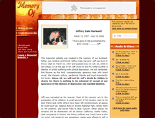 Tablet Screenshot of jeffrey-harward.memory-of.com
