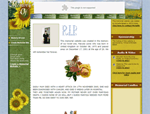 Tablet Screenshot of marysialewis.memory-of.com