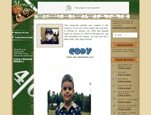 Tablet Screenshot of cody-creech.memory-of.com
