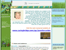 Tablet Screenshot of jennifercorbin.memory-of.com