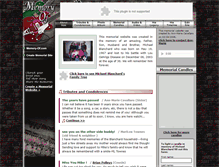 Tablet Screenshot of michael-blanchard.memory-of.com