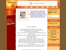 Tablet Screenshot of cedric-johnson.memory-of.com
